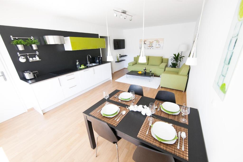 Traditional Apartments Vienna Tav Ruang foto